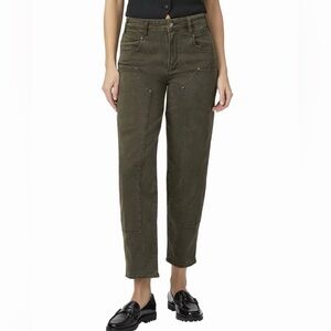 PAIGE Dark Olive Utility Jeans size 30 #952